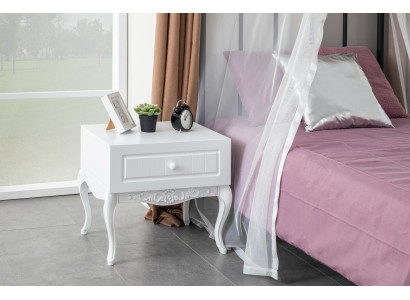 Mesita de noche infantil auxiliar habitación juvenil diseño de madera moderno diseño de muebles