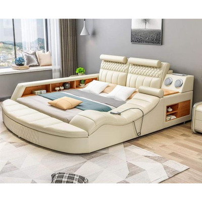 Cama multifuncional cama doble camas cama matrimonial cama tapizada dormitorio