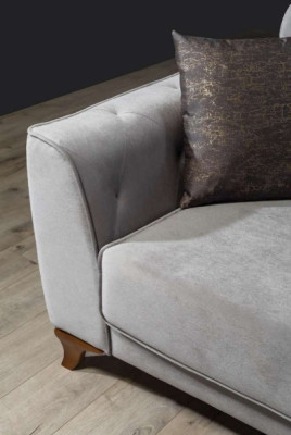 Conjunto de sofás de 3+3+1 plazas, sofá diseño sofa sillon tapizado asiento sofá