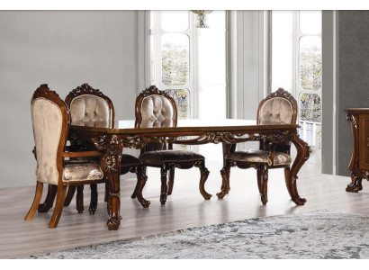 Mesa mesa de comedor mesa de comedor sala de madera mesas barrocas comedor mesa de lujo muebles nuevos