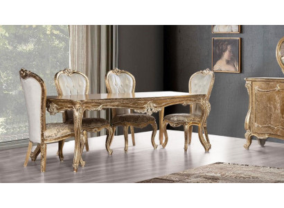 Mesa mesa de comedor mesa de comedor comedor madera mesas barrocas comedor de lujo muebles nuevos