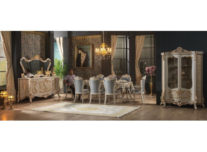 Juego de comedor, mesa, silla, mesas, grupo de comedor, aparador de 11 piezas