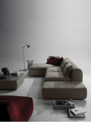 Sofá esquinero relleno sofá sofás sofá forma de L muebles gris sofás cuero