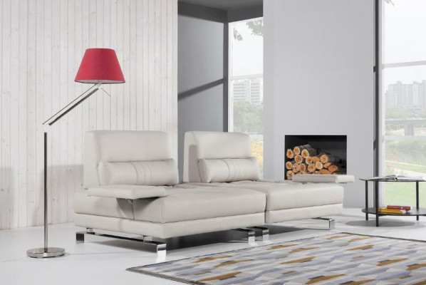 Sofá en forma de esquina de salón, conjunto de asientos de sofá acolchado, moderno sofá de esquina de cuero 100%