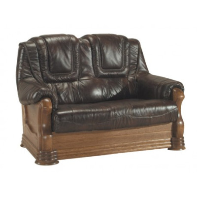 Sofá de cuero para hombres Club Sofá Sofá Tapizado de cojín Juego de sofá completo de 3+2+1