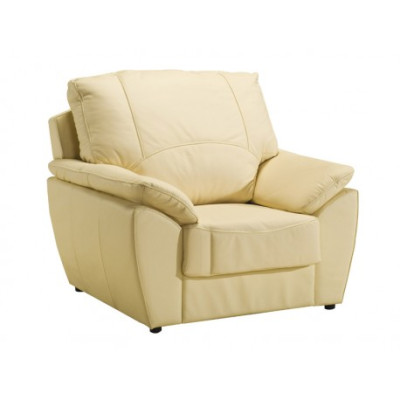 Conjunto clásico de sala de estar 3+1+1 Sofá 100% piel de alta calidad de asiento acolchado