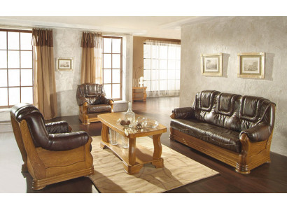 Sofá de cuero hombres club sofá sofá cojín asiento conjunto de sofá completo 3+1+1