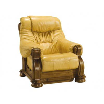 Sofá de madera y cuero 3+2+1 Set completo Conjunto clásico de sofá Asiento Acolchado