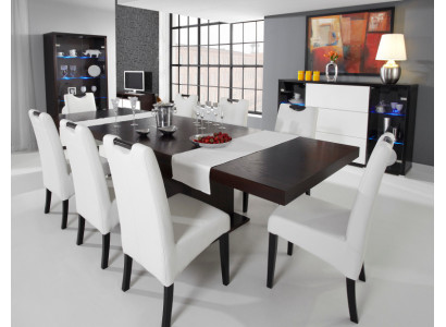 Mesa de comedor Mesa de madera Mesas de madera Mesa Comedor Maciza Extensible.