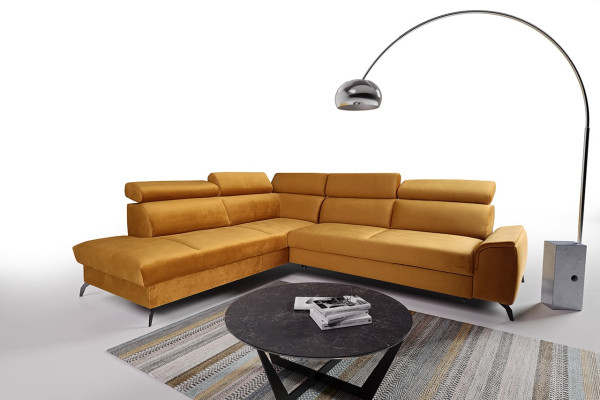 Sofá en forma de L Nuevo Moderno Sofá-cama moderno esquinero Acolchado Mueble