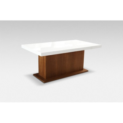 Mesa de columna Mesa de comedor Mesas Mesas de comedor 160/240 cm Oficina Diseño Madera Mesa de conferencias