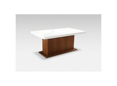 Mesa de columna Mesa de comedor Mesas Mesas de comedor 160/240 cm Oficina Diseño Madera Mesa de conferencias