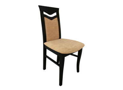Conjunto de diseño 6x silla de madera tela acolchada sillas comedor de hostelería.
