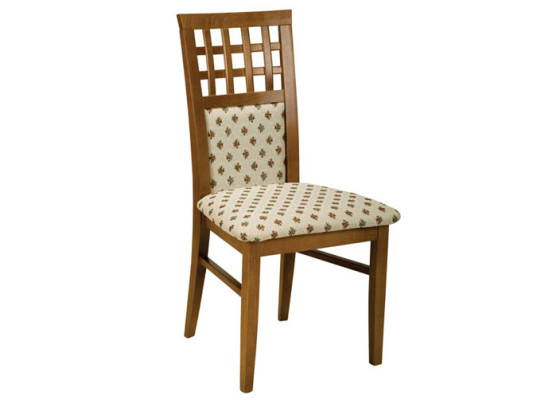 Sillas de comedor acolchadas 6x Juego de sillas de sillas de comedor Conjunto de sillas Tela de madera