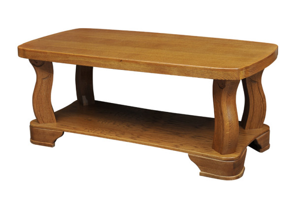 Trabajo manual Mesa auxiliar de sofá de madera real, mesa de salón clásica.