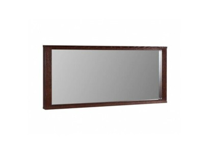Espejo de pared grande y moderno, con marco de madera real.