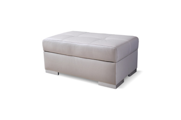 XXL reposapiés Club Lounge decoración taburete cuero textil otomana diseñador pufa