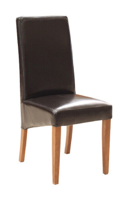 Set 2x Sillón Silla Diseñador Madera Tapizado Sillas Gastro Comedor 100% Cuero