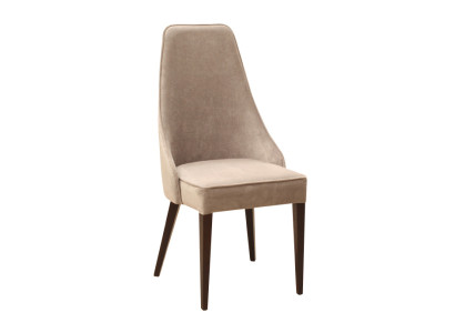 Diseño de silla de cuero para sala de estar y comedor, sillas de respaldo acolchadas.