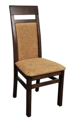 Tela Silla Chesterfield Diseño de Madera Maciza Silla de Comedor Tapizada de Diseño