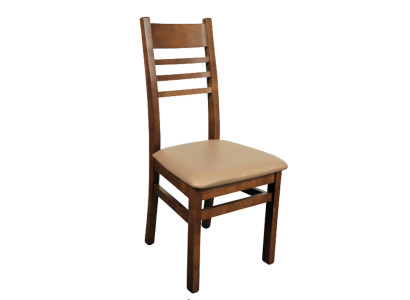 Silla diseño madera tapizada sillas modernas comedor 100% cuero