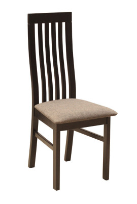 Diseño de silla de comedor de tela para hostelería, sillas tapizadas de tela para comedor con respaldo y cojín.