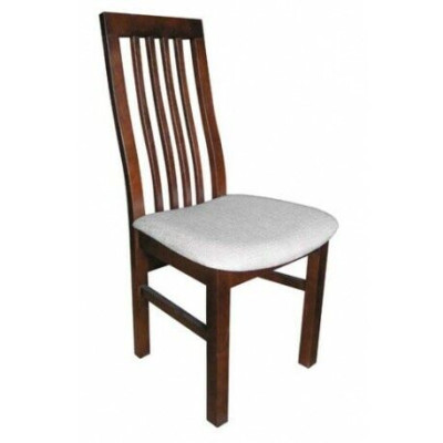 Diseño de silla de respaldo Gastro de madera tapizado. Silla moderna para comedor.