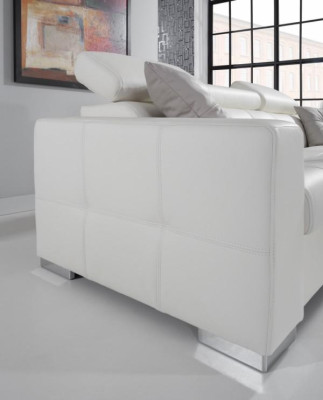 Diseño sofá esquinero paisaje de salón acolchado esquinado 100% de cuero sofá sofá asiento