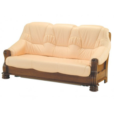 Sofá de cuero en grupo para hombres, sofá de club, sofá, sofá, asiento acolchado 3+1+1 completo.