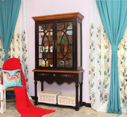 Armario Bar Aparador Vitrina Sala de estar Estante Diseñador Muebles Gabinete de vidrio Nuevo