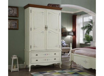 Estilo de casa de campo Armario de diseño Muebles Armarios Dormitorio Blanco Armario Nuevo