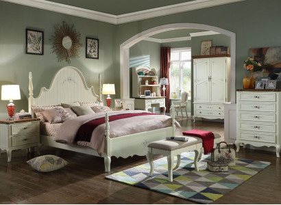 Cama Cama tapizada Diseño de dormitorio de lujo Camas Textil Madera Nuevo marco de cama