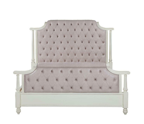 Dormitorio Set Cama 2x Mesita de Noche 3 pzas. Camas Fundador Época Lujo Chesterfield