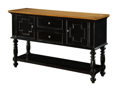 Cómoda Aparador Consola Madera Armario Perchero Credenza Muebles Diseño Negro