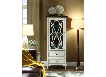 Vitrina Muebles de salón Aparador Madera maciza Vitrinas de vidrio Armario de madera maciza