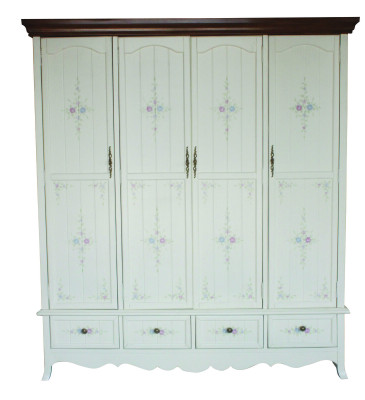 Armario de ropa rural, armario, estante, armarios de 198 cm, perchero de madera maciza, muebles