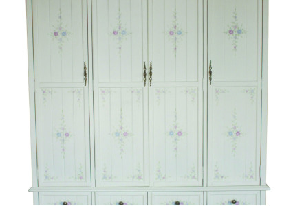 Armario de ropa rural, armario, estante, armarios de 198 cm, perchero de madera maciza, muebles