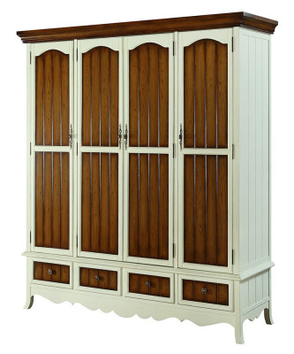 Dormitorio Armario de madera de 3 puertas Armario de pared Armarios Armarios de ropa