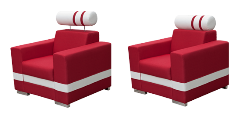 Silla de comedor de 1 asiento, sillón de madera de lujo de clase de muebles de diseño sofá