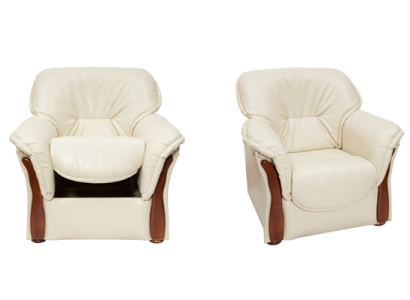 Sillón clásico. Sofá de televisión de 1 plaza. Sofá de diseñador de tela.