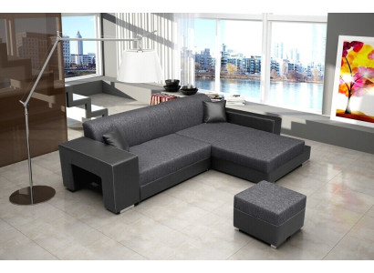 Sofá cama esquinero sofá sofá cama función cama tapizado conjunto de esquinas función de dormir nuevo