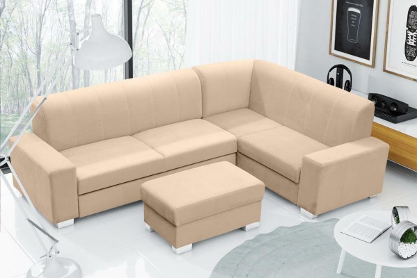 Sofá cama en forma de esquina, sofá, sofá cama con función de cama, conjunto de esquina de tapicería Nuevo con función de dormir.