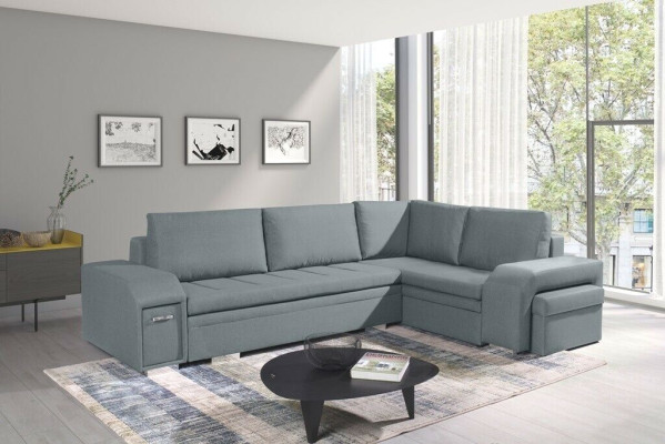 Sofá acolchado Sofá lounge Sofá Sofá de sala de estar con cojines Sofa en forma de L dormir