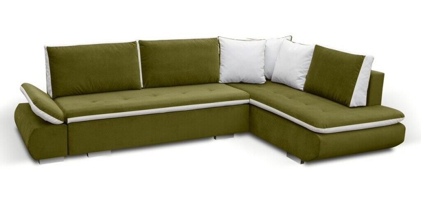 Sofás cama Sofá Couch Esquinas Sofás Conjunto de tapicería Esquina Tela Nuevo Paisaje de vida
