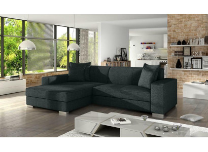 Sofá cama esquinero con función de cama, sofá, sofá cama tapizado de esquina nuevo con función de sueño.