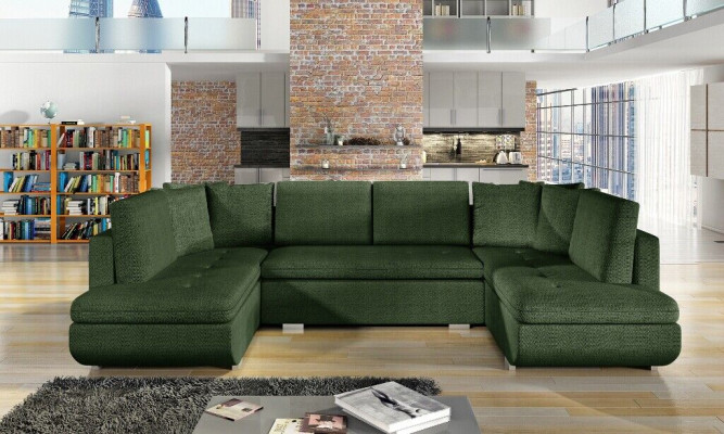 XXL conjunto de muebles de salón esquinero sofá sofá tapizado esquina diseño nuevo tela