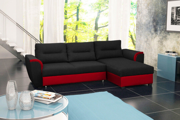 Sofá sofá cama sofá de diseñador con función de cama + sofá cama esquinero sofá nuevo