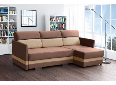 Sofá esquinero con función de cama cama caja sofá paisaje Wohnlandschaft