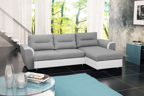 Sofá cama esquinero sofá acolchado esquinero función cama nuevo conjunto de función de dormir
