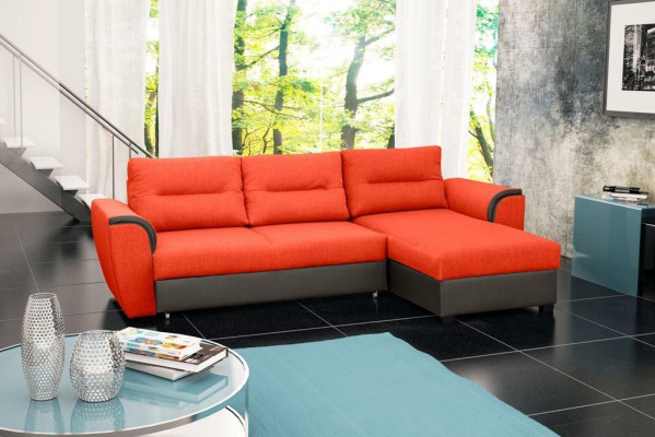 Sofá cama esquinero sofá acolchado esquinero función cama nuevo conjunto de función de dormir